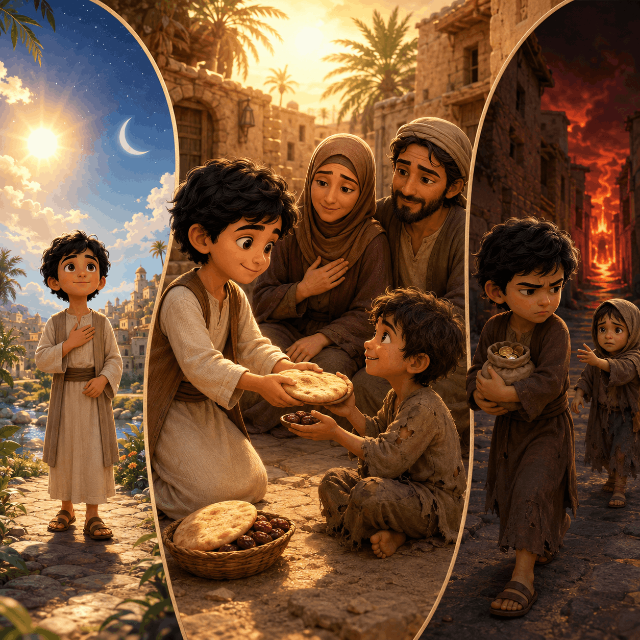 روز ۱۴: سوره لیل (۱۵ تا ۲۱) + سوره شمس (آیات ۱ تا ۱۰)